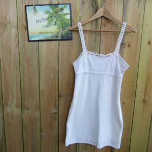 Max Studio White Sleeveless Sheath Dress Size 4